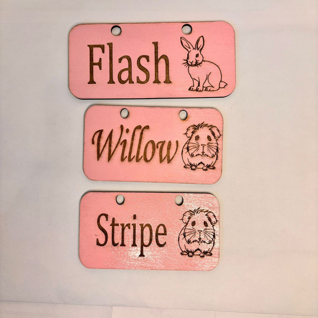 Personalized Guinea Pig sign & Cage Decoration - Formaldehyde Free Plywood | Custom