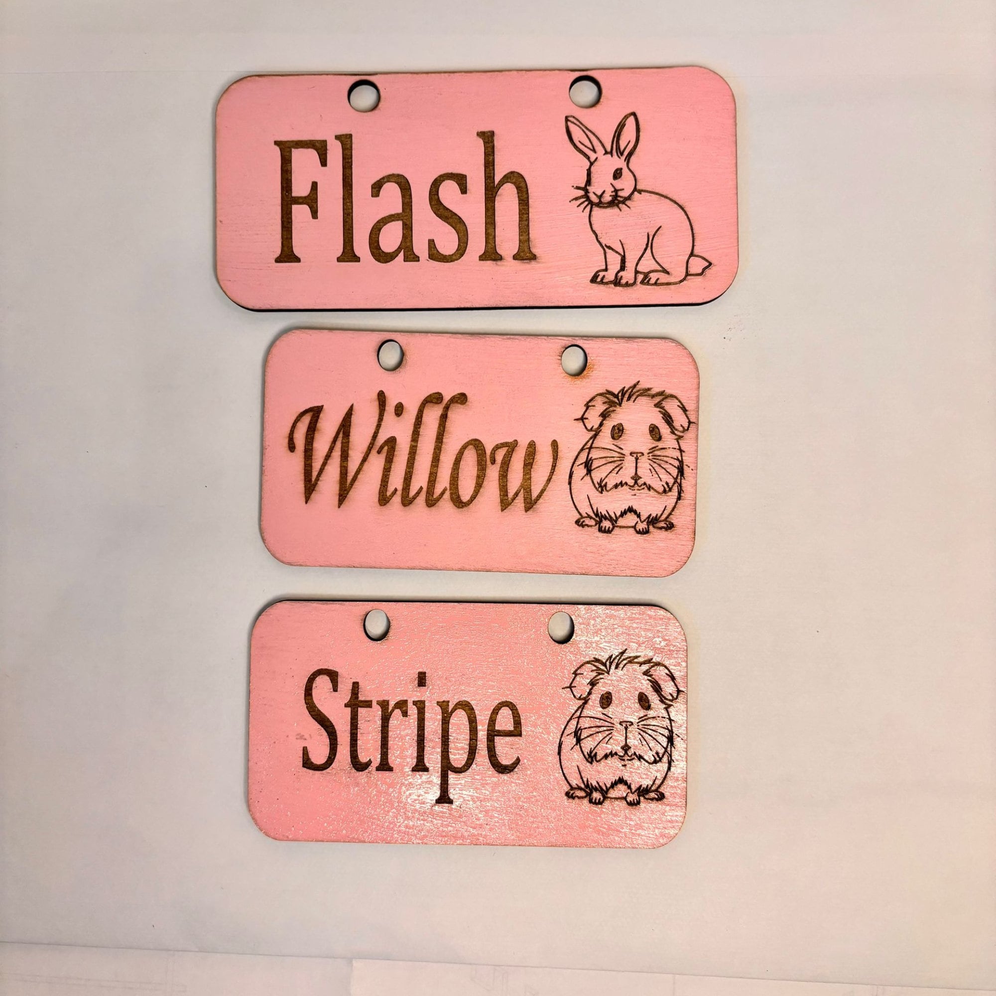 Christmas Personalized Guinea Pig sign & Cage Decoration - Formaldehyde Free Plywood | Custom