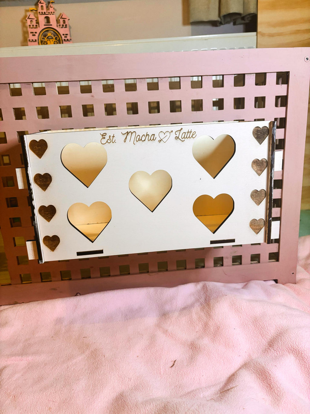 Rabbit and Guinea Pig Hay Feeder with Pets Names- Slot Together, Pet Safe Plywood