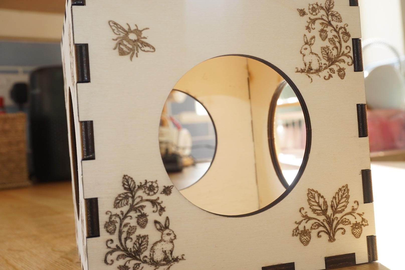Personalized Hay Cube: Rabbit