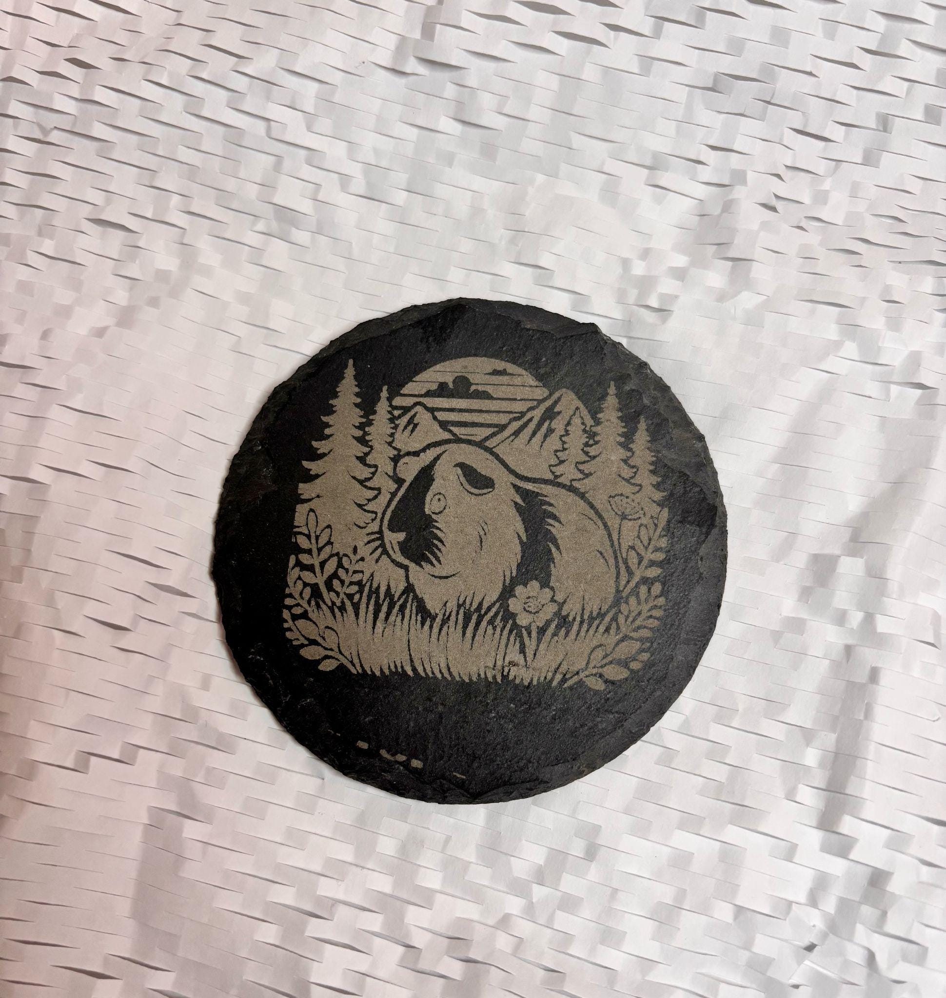 Guinea Pig Slate Drinking coasters, unique gift