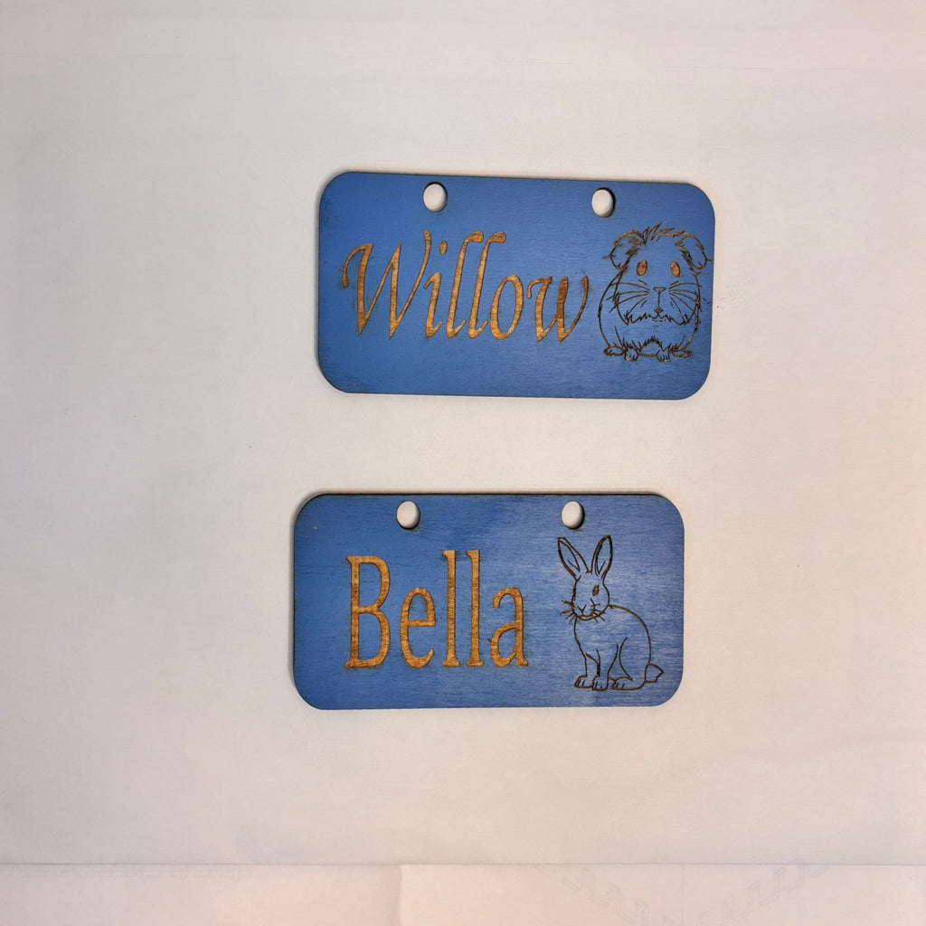 Personalised Guinea Pig Name Sign - Standard or Formaldehyde Free Plywood|Custom Using water-based paint and animal-friendly