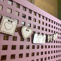 Personalised Guinea Pig and Rabbit Name sign & Cage Decoration Inspired by Valentine's Day - Formaldehyde Free Plywood | Custom