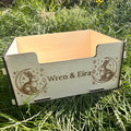 Animal Digbox suitable for Rabbits,  This Digbox is personalised with your rabbit's name on the front.