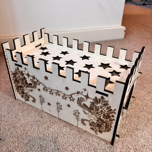 Guinea Pig Castle Tunnel - Formaldehyde Free, This Castle is personalised with your Animal name on the Front and side.