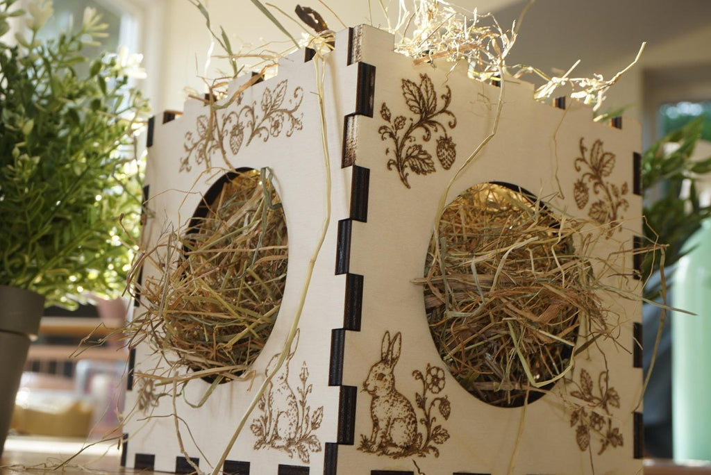 Personalized Hay Cube: Rabbit