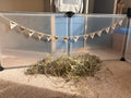 Rabbit Garland, Gift For Cavy Lover, Handmade Rabbit Banner, Rabbit name sign