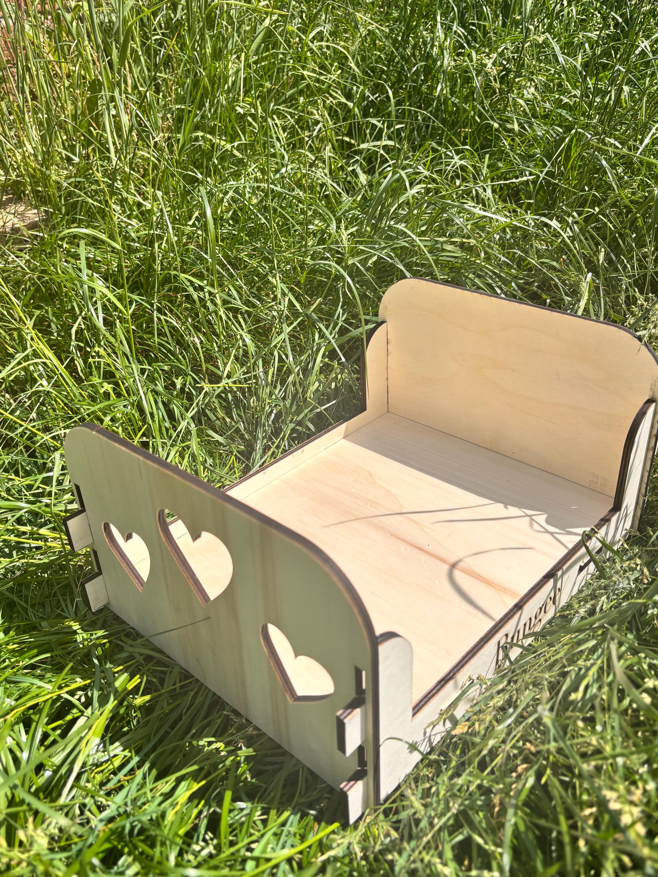 Personalized Animal Bed - Perfect Snuggle Spot for Rabbits!
