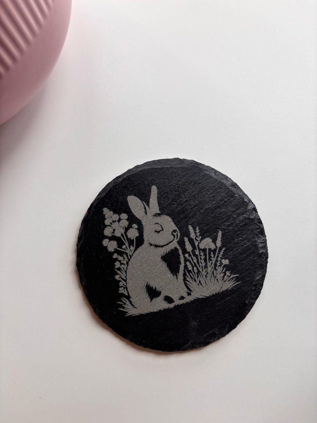 Rabbit Slate Drinking coasters, unique gift