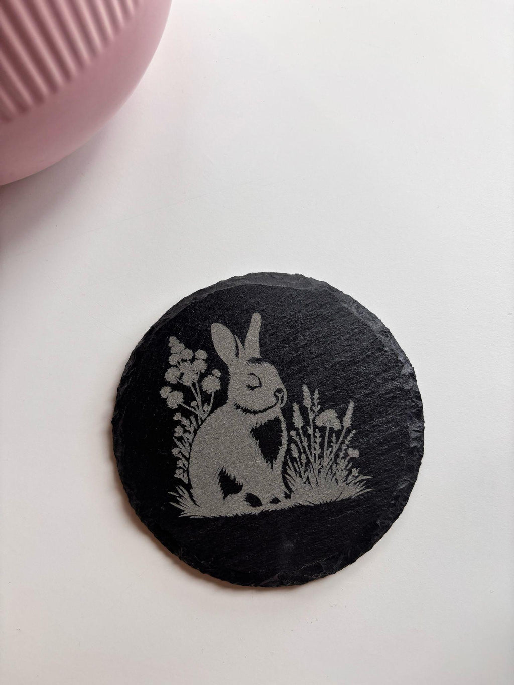 Rabbit Slate Drinking coasters, unique gift